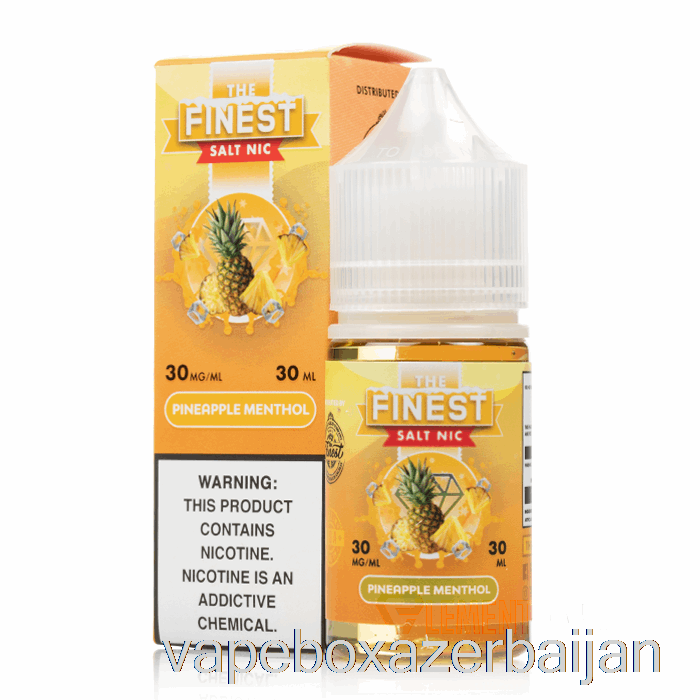 Vape Smoke Pineapple MENTHOL - The Finest Salt Nic - 30mL 50mg